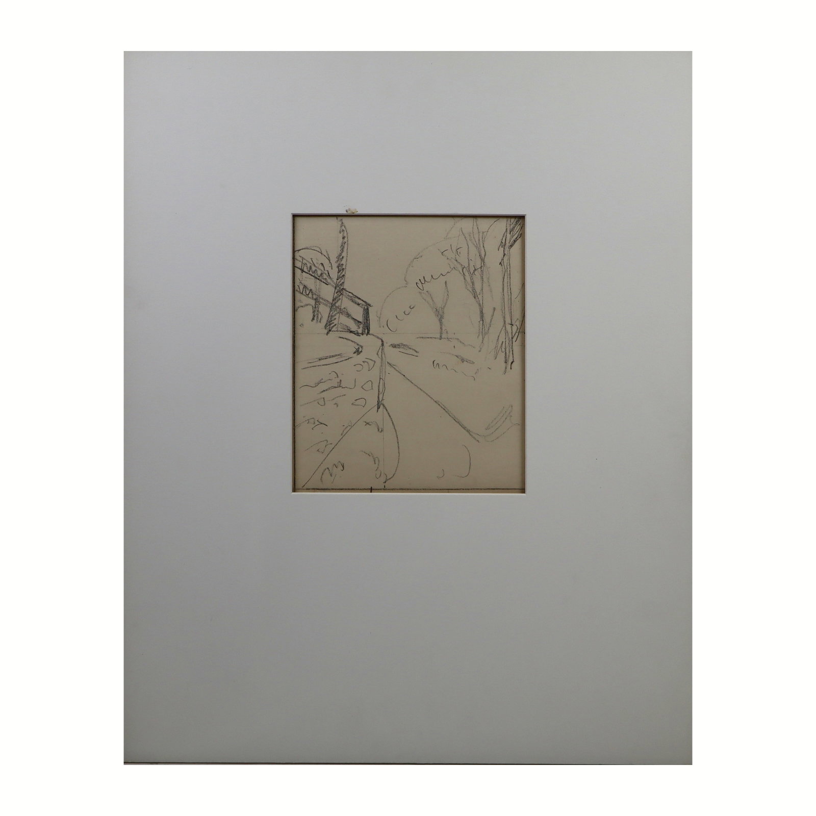 Alfred MAURER Conte Landscape Study (1 of 12)