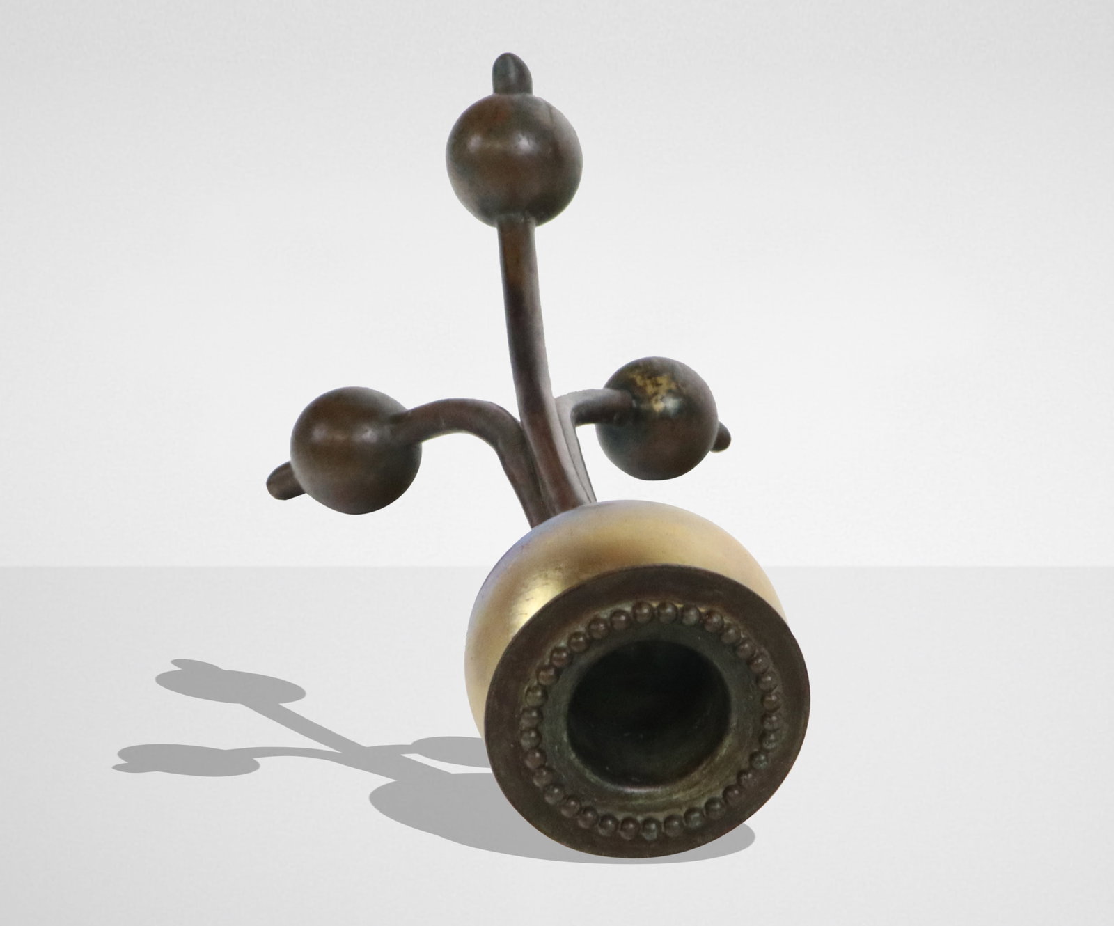 Tiffany Studios Bronze "Root" Candlestick - 5