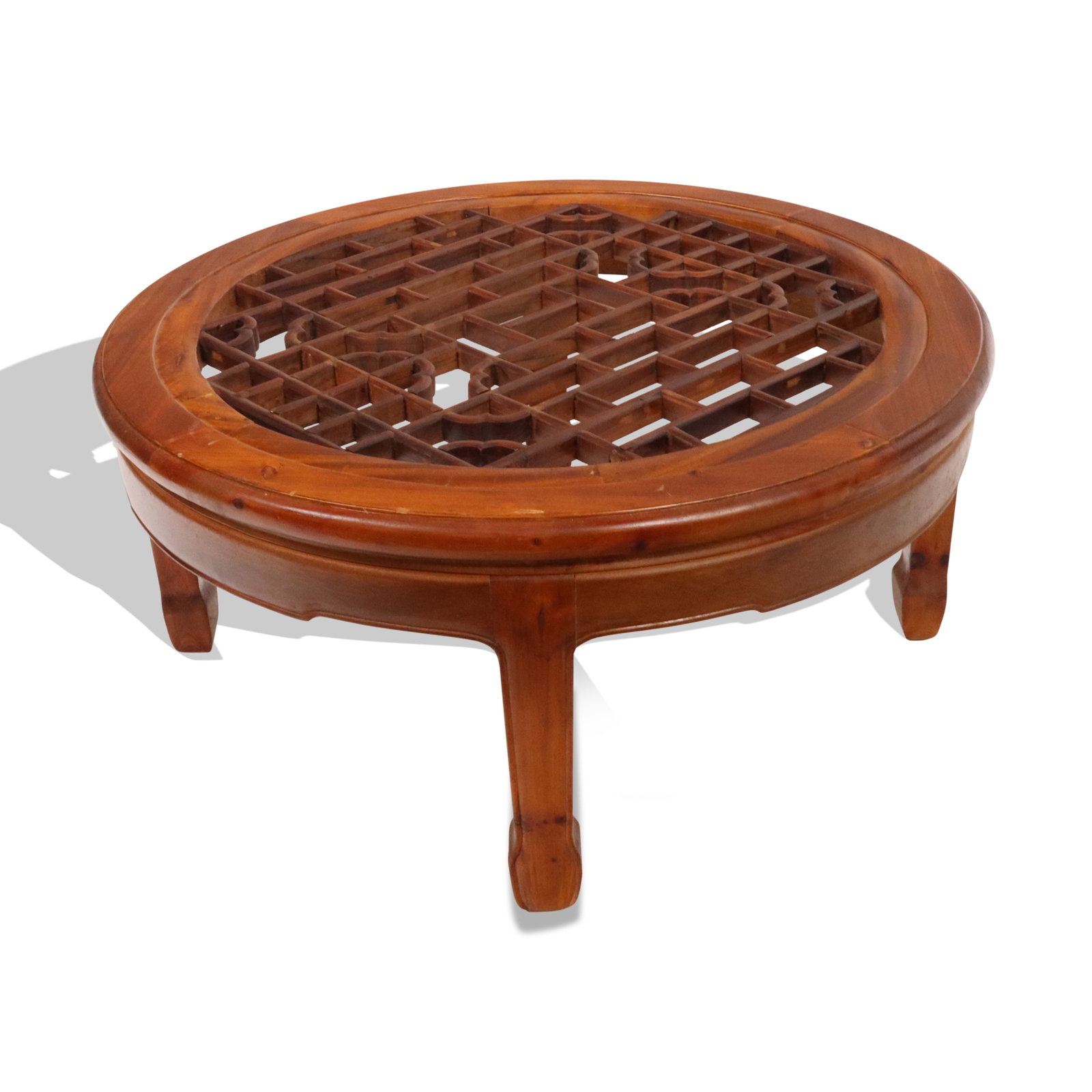 Chinese Reticulated Wood Coffee or Low Table (1 of 7)