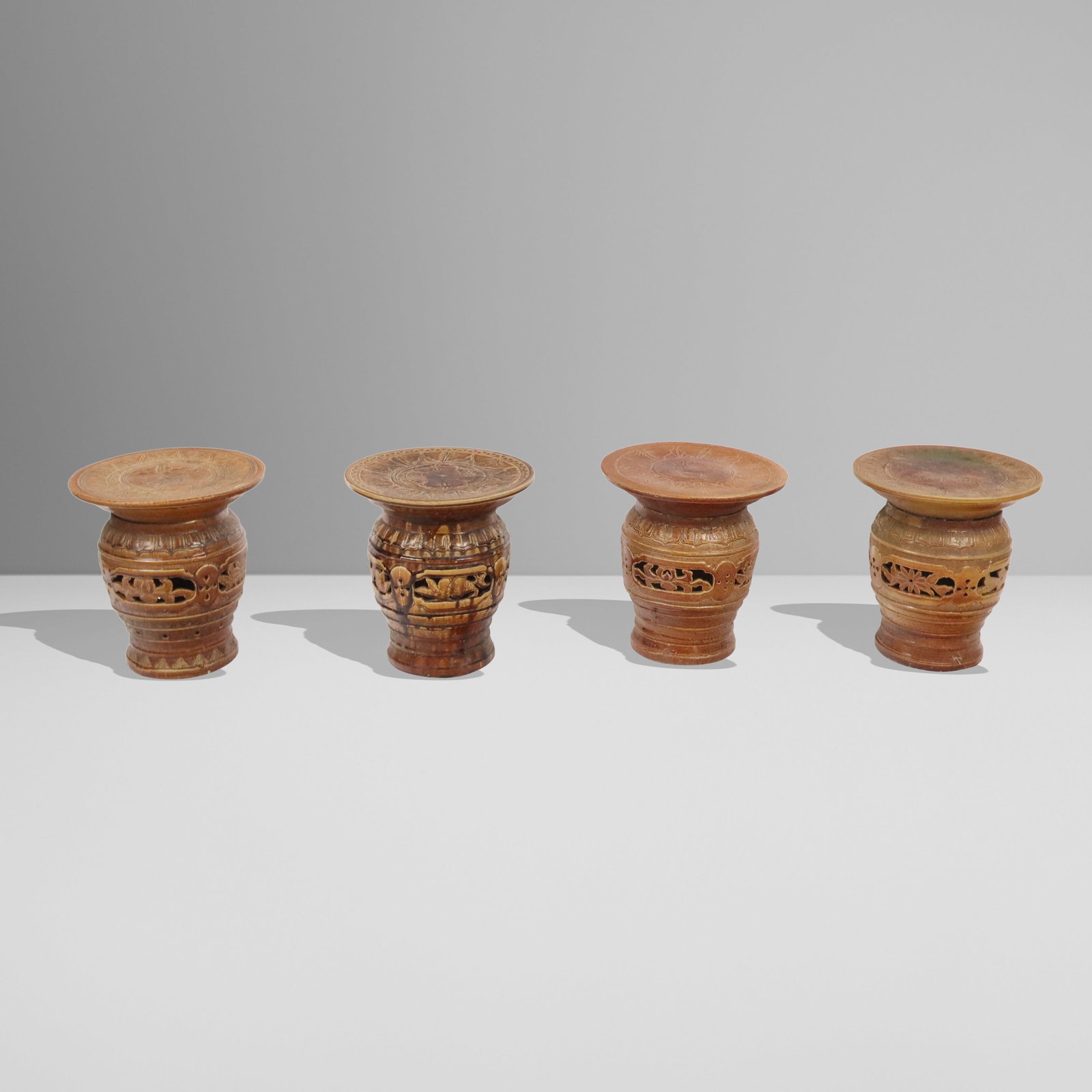 Four Similar Chinese Ceramic Garden Seats (1 of 13)