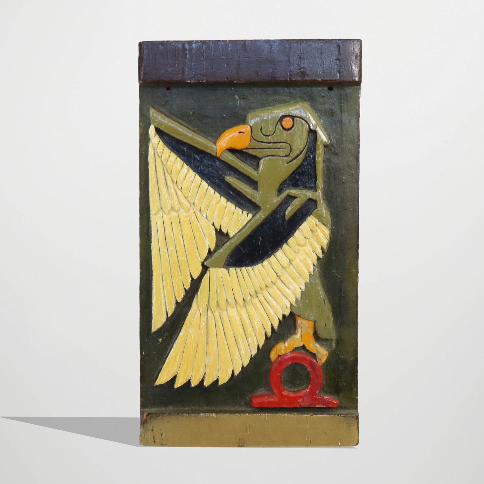 Folk Art Egyptian Goddess Nekhebt, Signed (1 of 11)