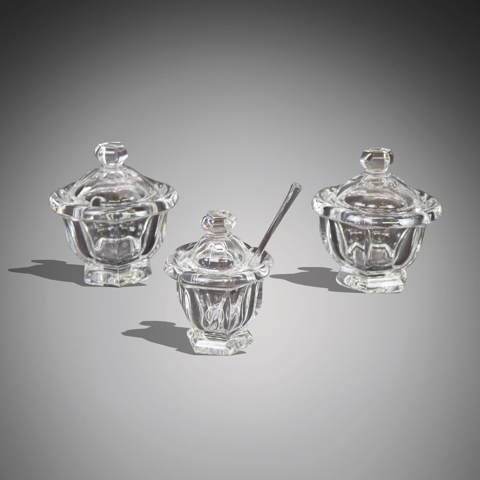 Baccarat "Harcourt Missouri" Covered Jars, 3 (1 of 13)