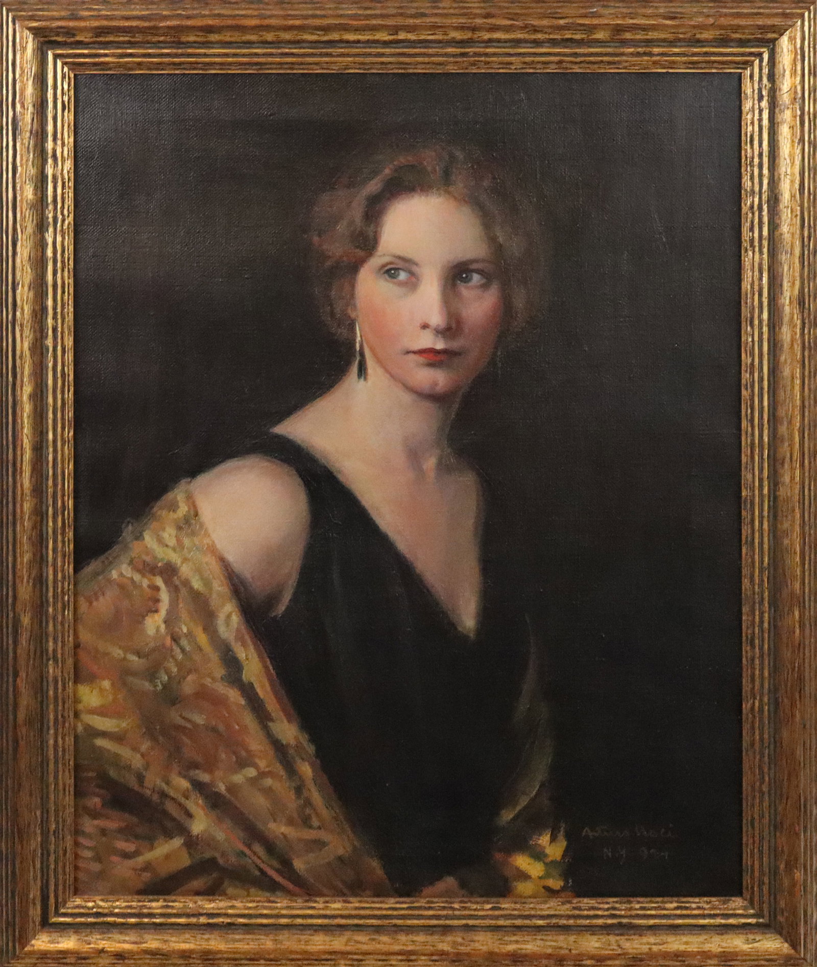 Arturo NOCI Portrait of Woman Oil on Canvas (1 of 12)