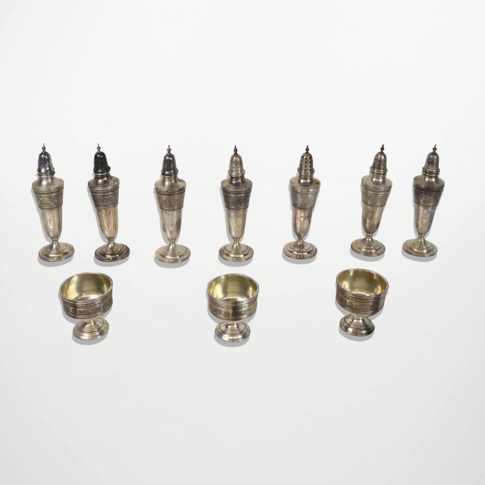 International Sterling Silver Salts & Peppers, 10 (1 of 14)