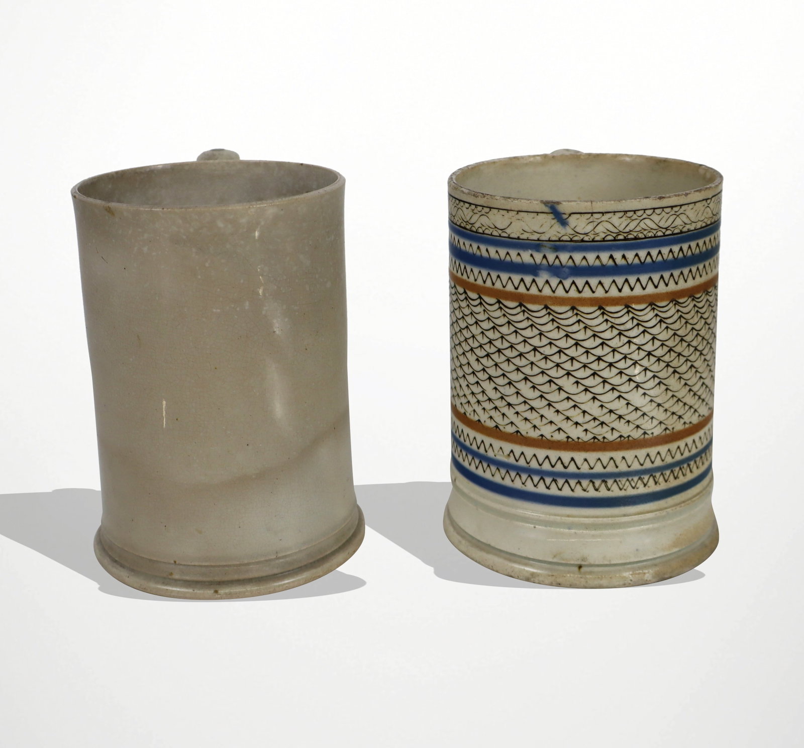 Two Creamware Mugs - 5