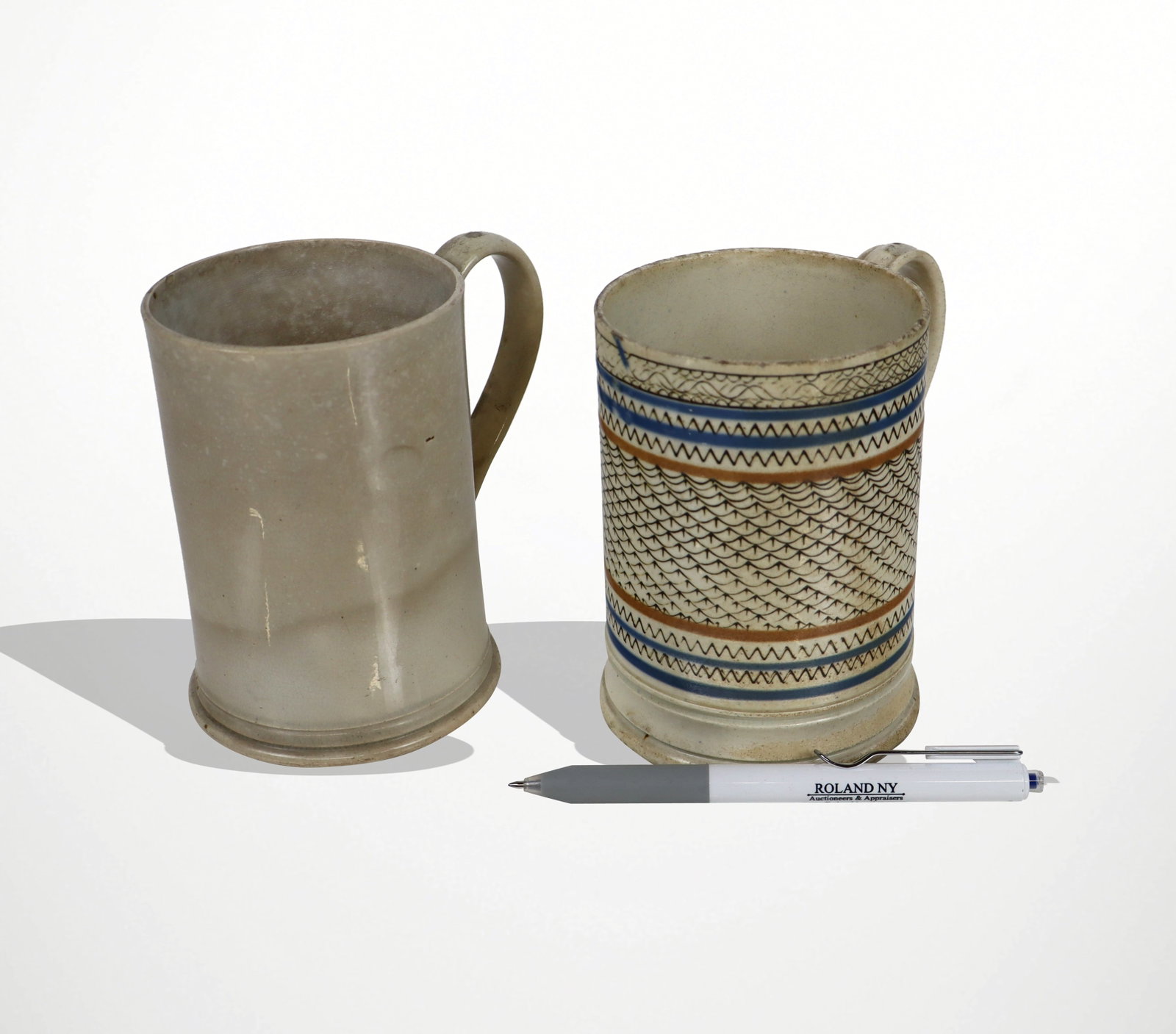 Two Creamware Mugs - 7