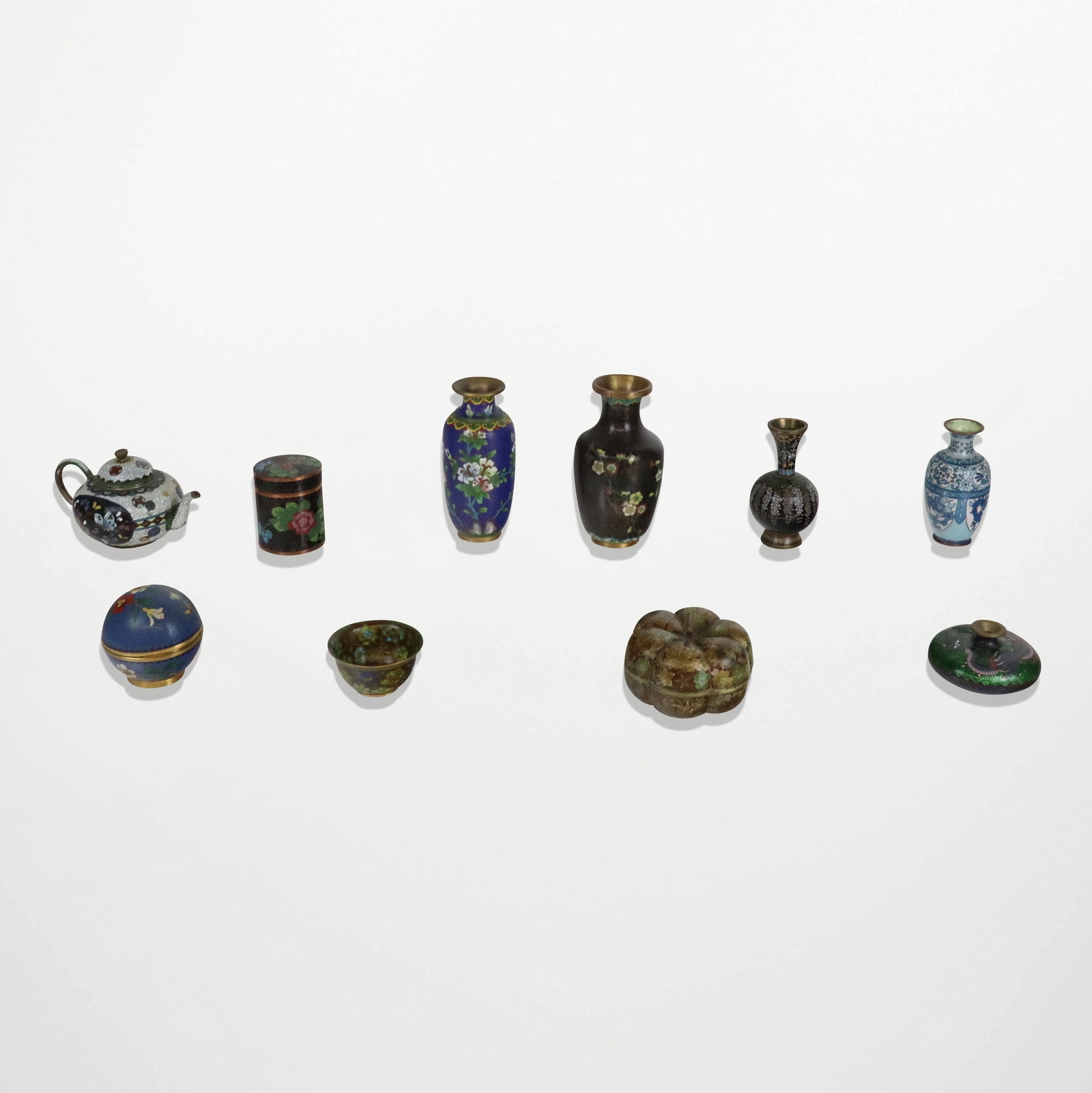 Chinese and Japanese Cloisonne Articles, 10 (1 of 19)