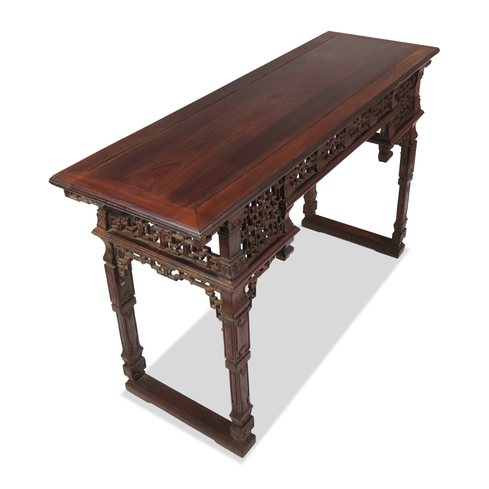 Chinese Carved Rosewood Altar Table (1 of 11)