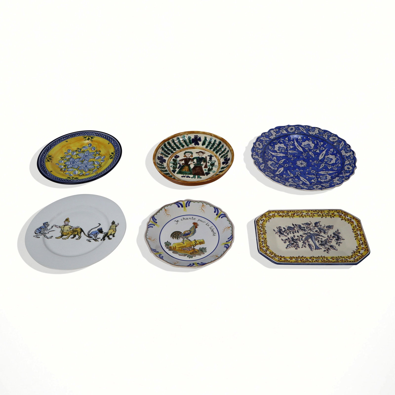 Majolica and Other Decorative Plates, 6 (1 of 15)