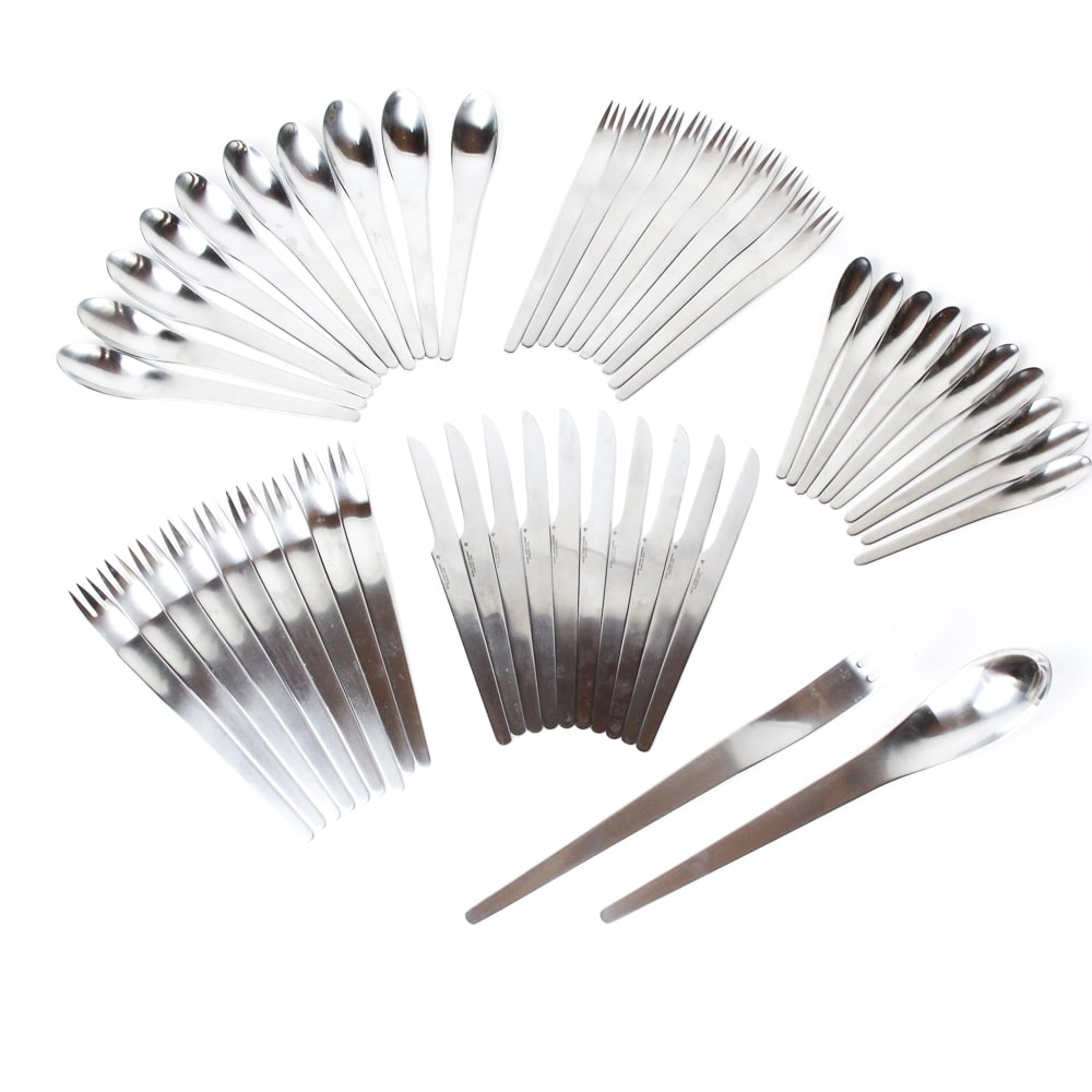 Arne Jacobsen Georg Jensen Stainless Flatware, 52 (1 of 11)