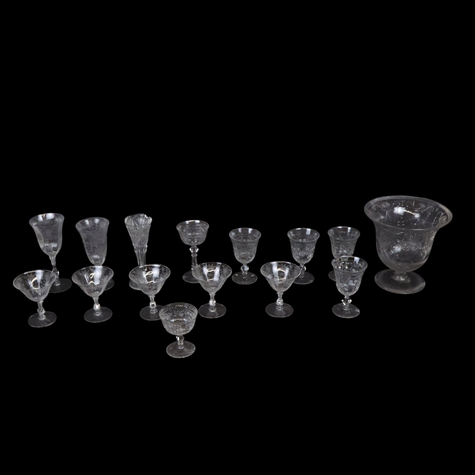 Assorted Glass and Crystal Stemware (1 of 18)