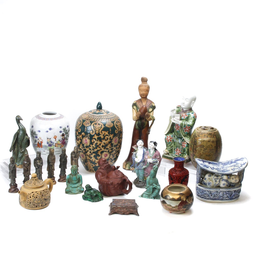 Assorted Chinese and Japanese Decorative Articles, (1 of 14)