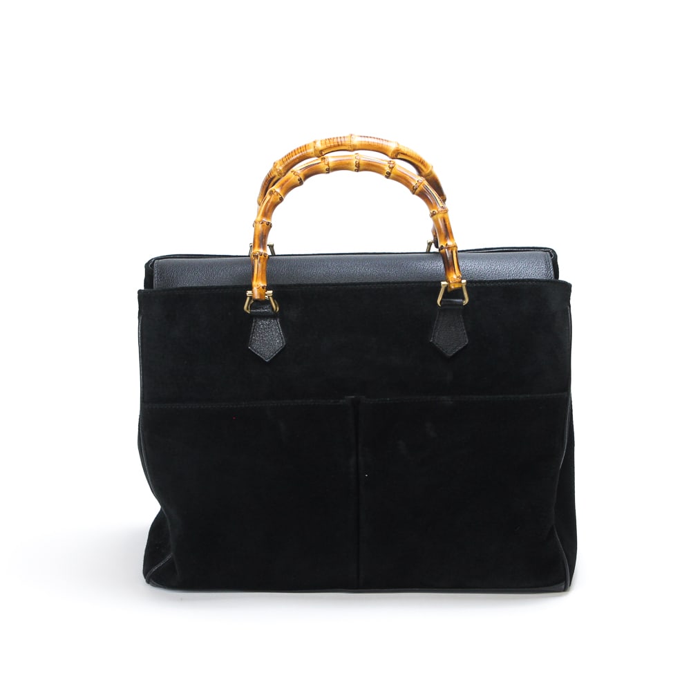 Gucci Diana Suede and Bamboo Purse (1 of 20)