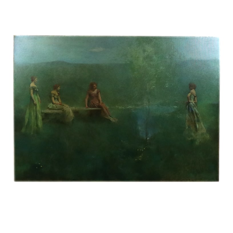 After T.W. DEWING Giclee Print, "The Lute" (1 of 19)