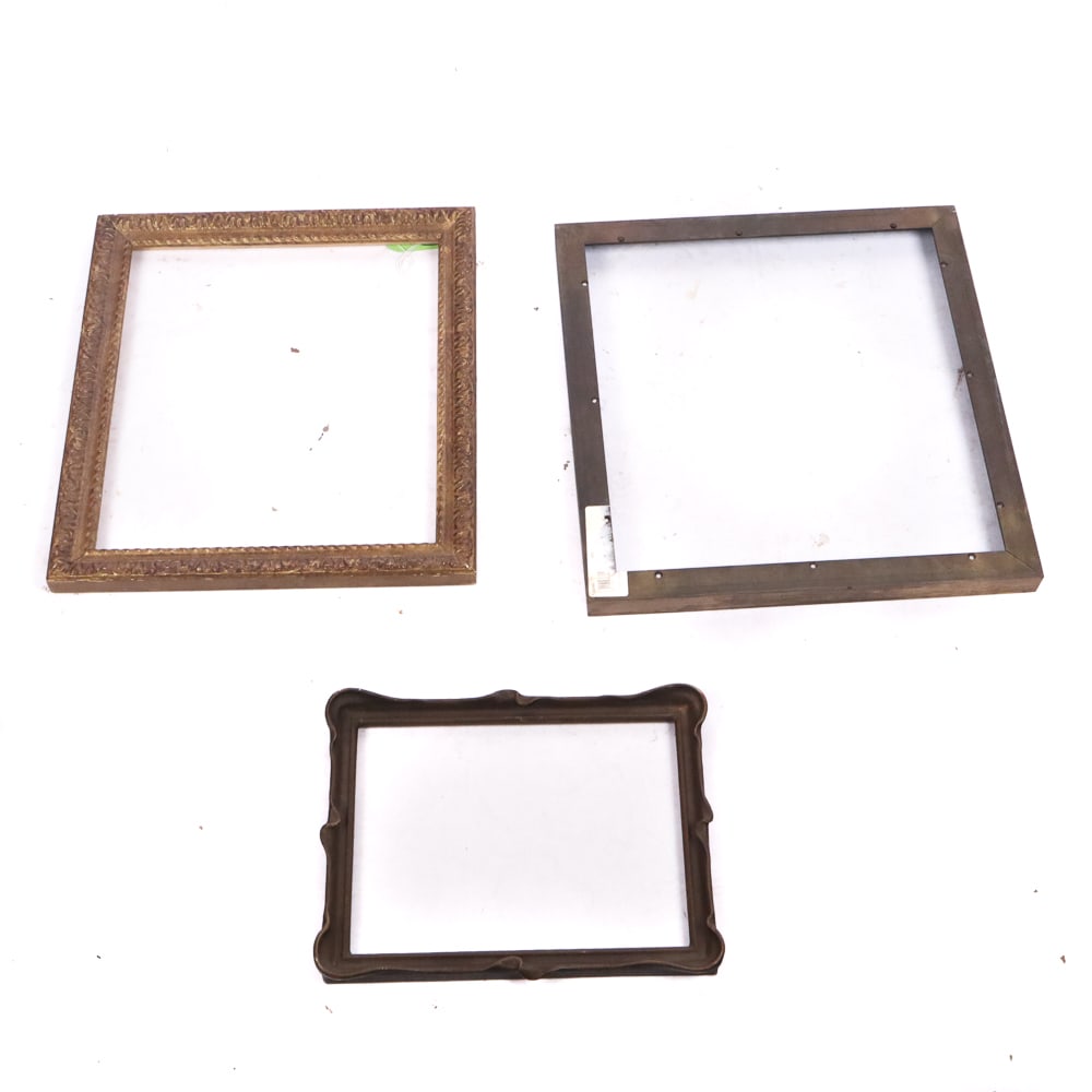Group of Three Frames, Wood & Metal (1 of 6)