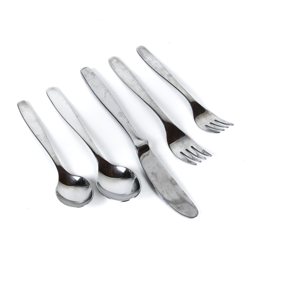 Russel Wright by Oneida Stainless Flatware, 100+ - 3