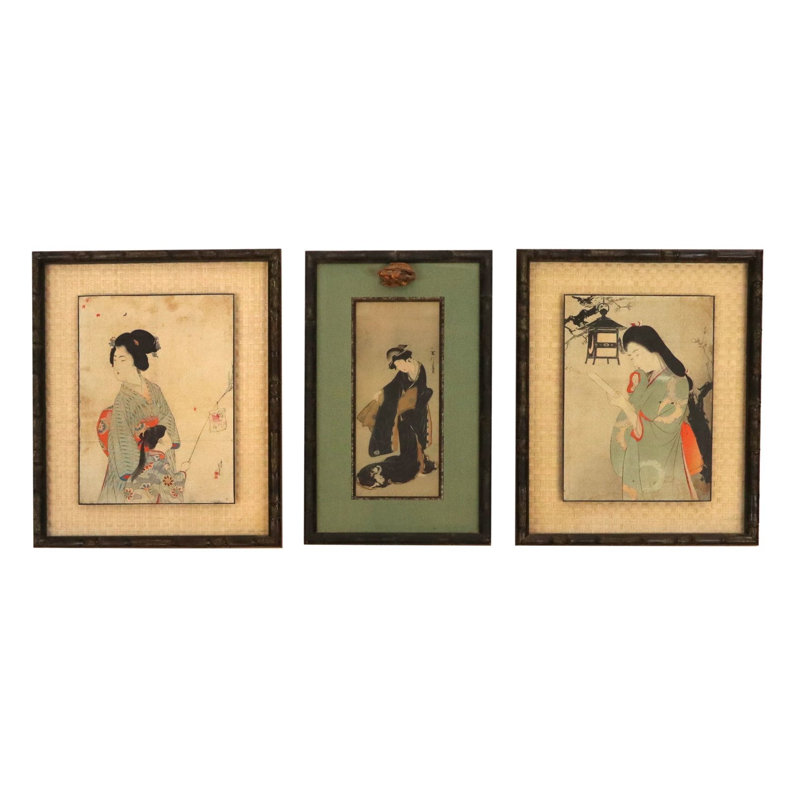 Three Japanese Woodblock Prints (1 of 16)