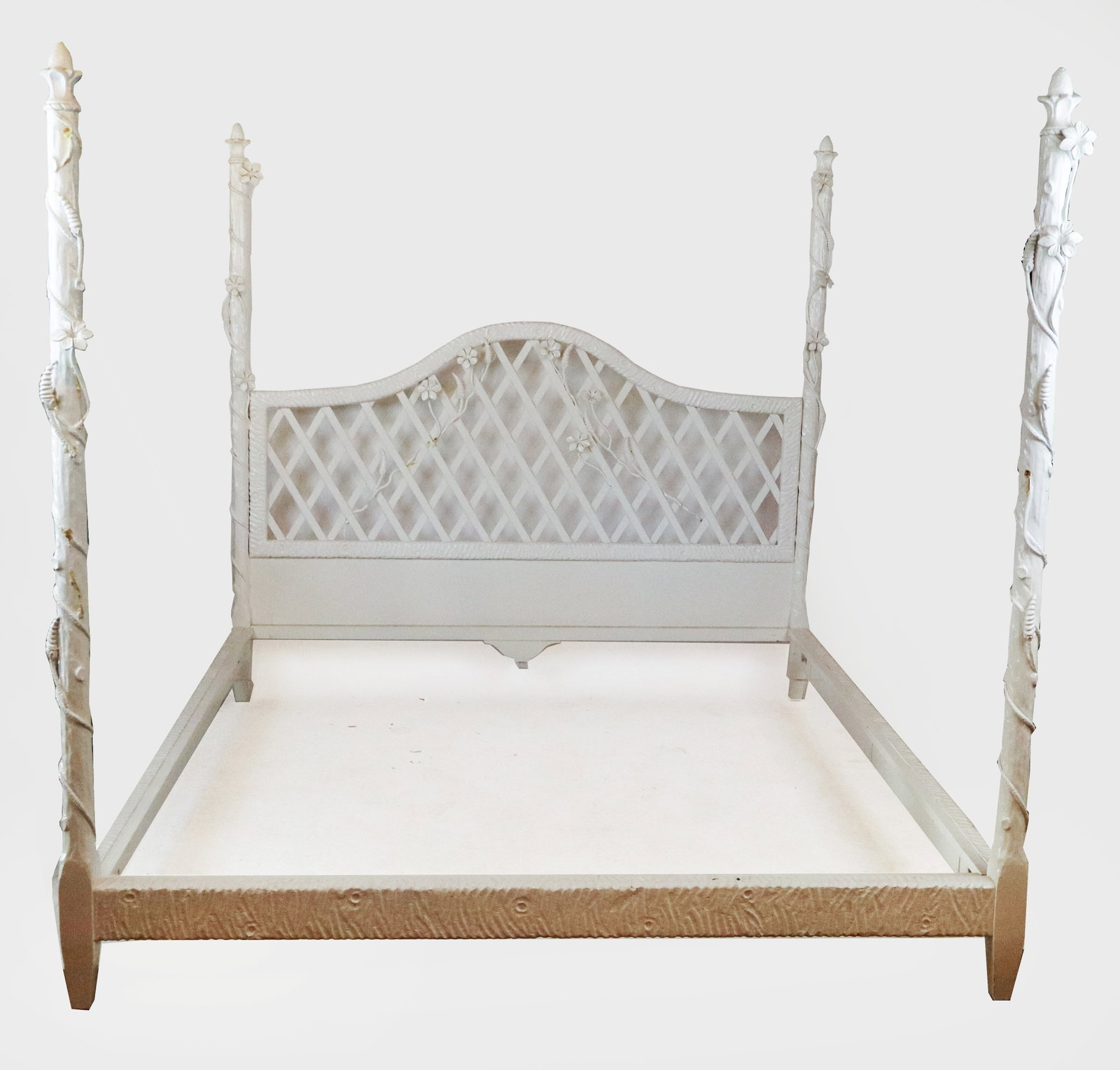 Palm Beach Regency Painted King Size Bedstead (1 of 16)