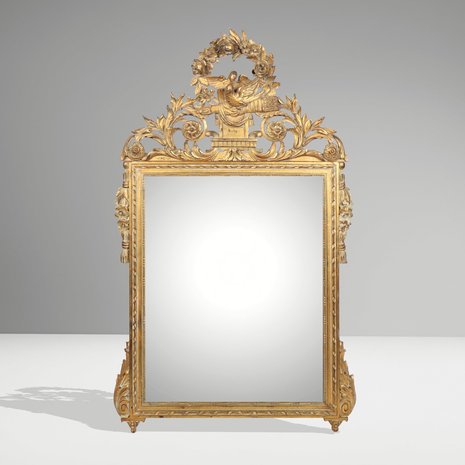 Louis XV Carved and Gilt Wood Mirror (1 of 13)