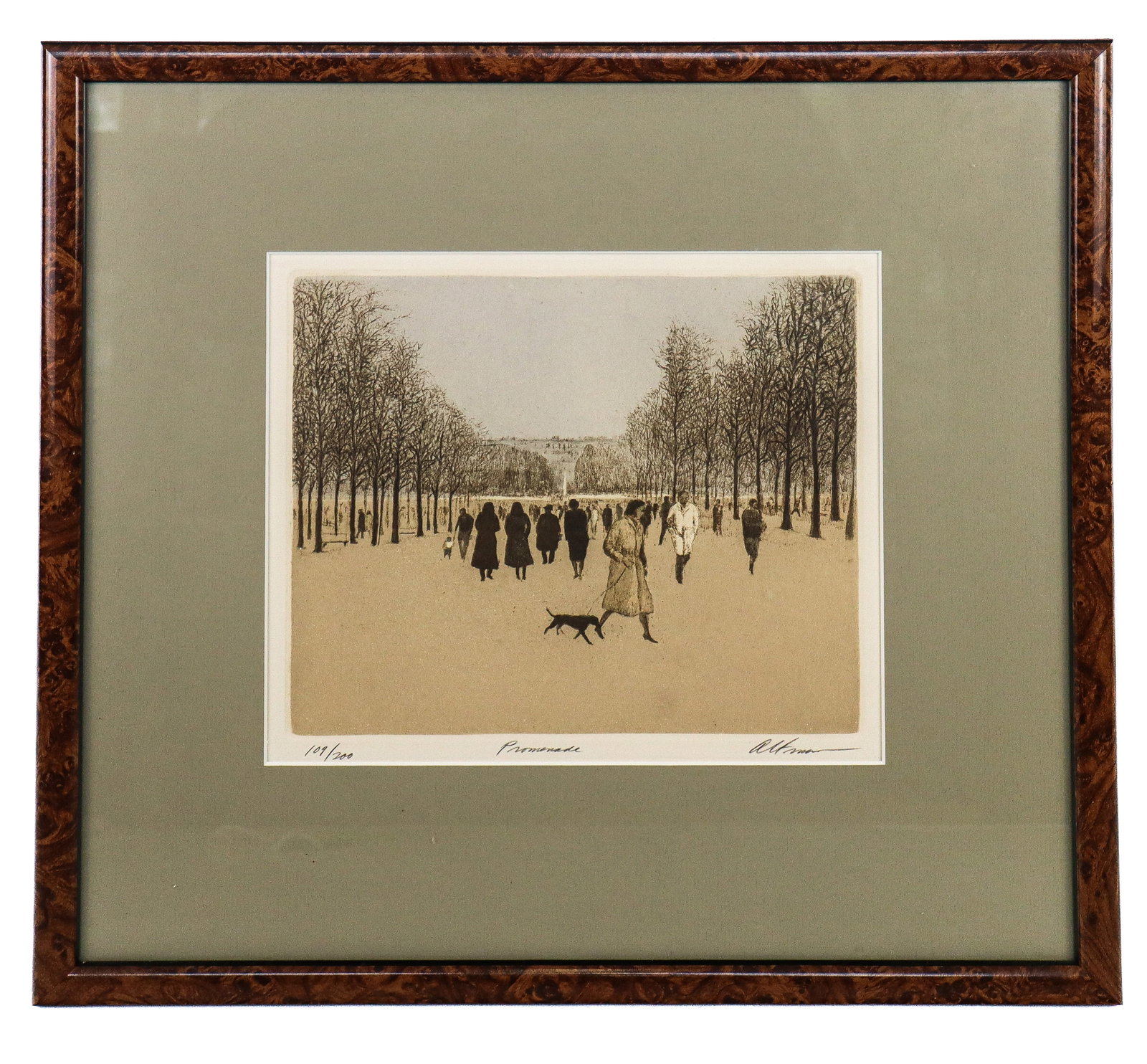 Harold ALTMAN "Promenade" Lithograph (1 of 11)