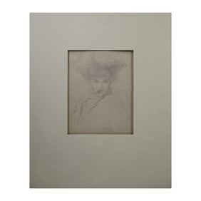 Lilian Westcott HALE Pencil Portrait, 1904