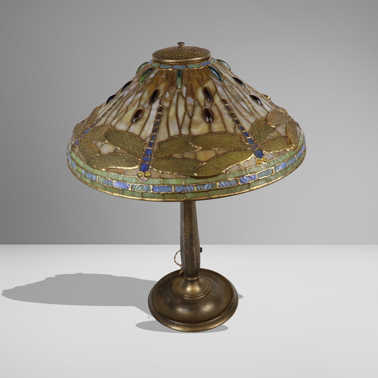 Tiffany Studios "Dragonfly" Gilt Bronze Table Lamp (1 of 20)