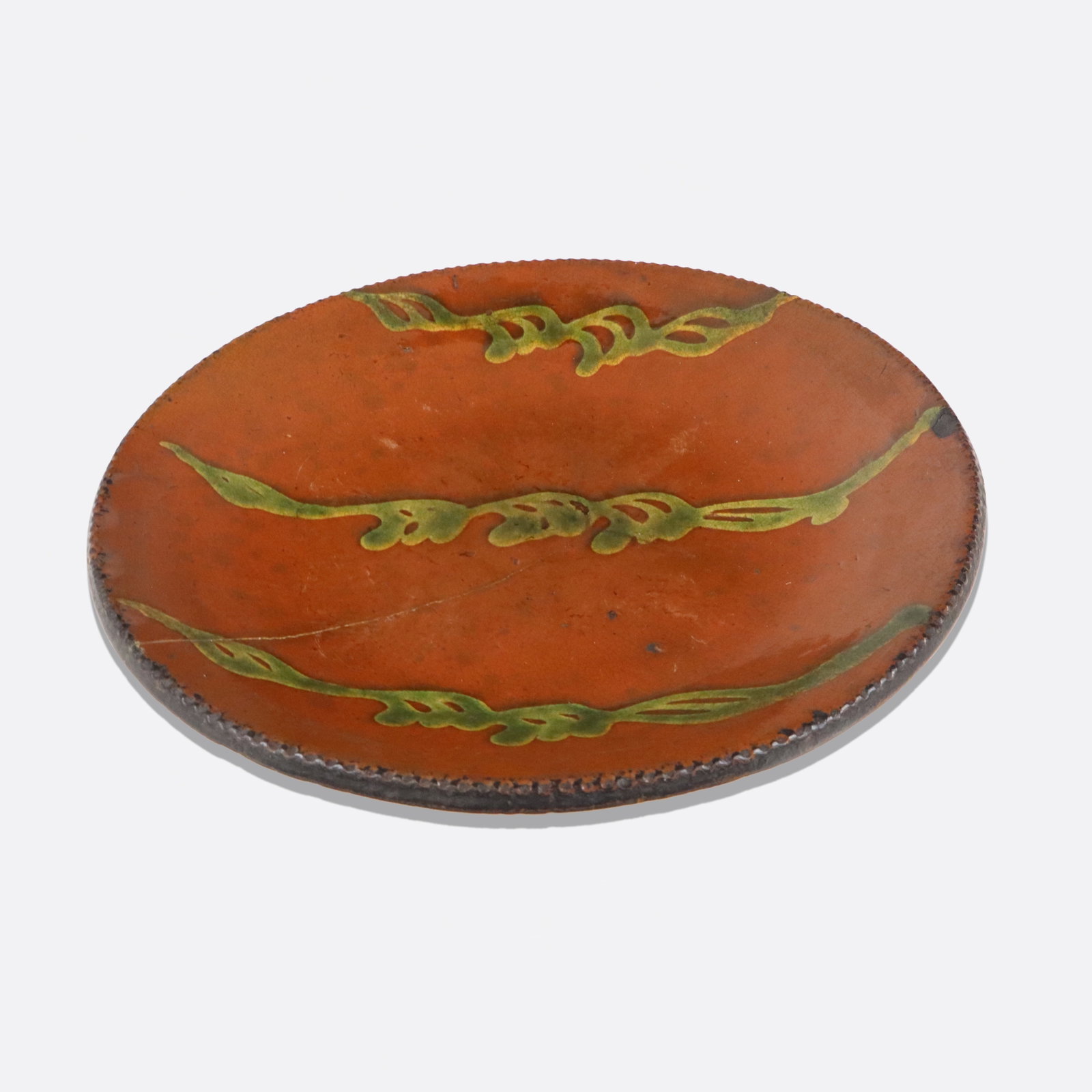 Antique Redware Slipware Dish (1 of 12)