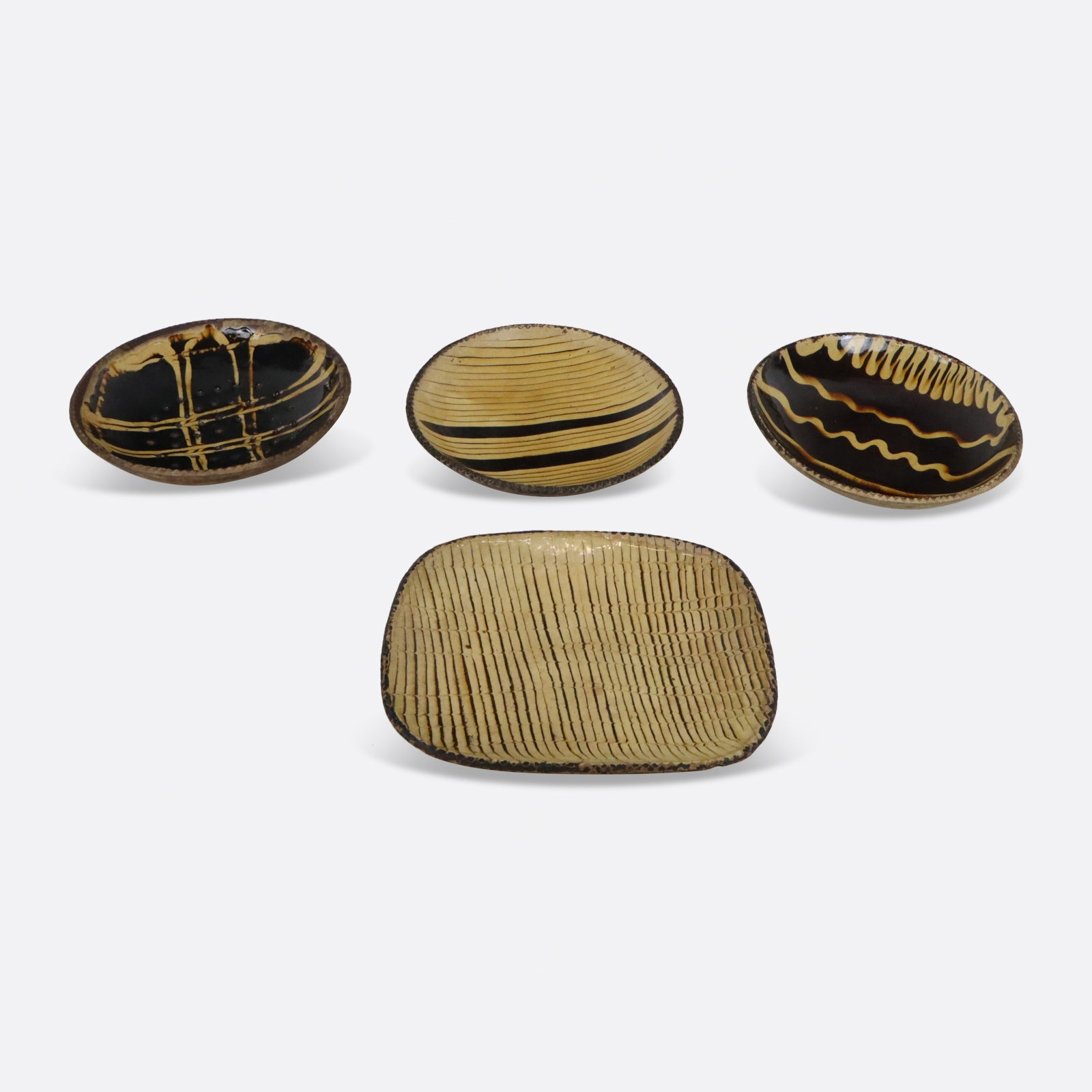 Four Antique Slipware Serving Pieces (1 of 20)