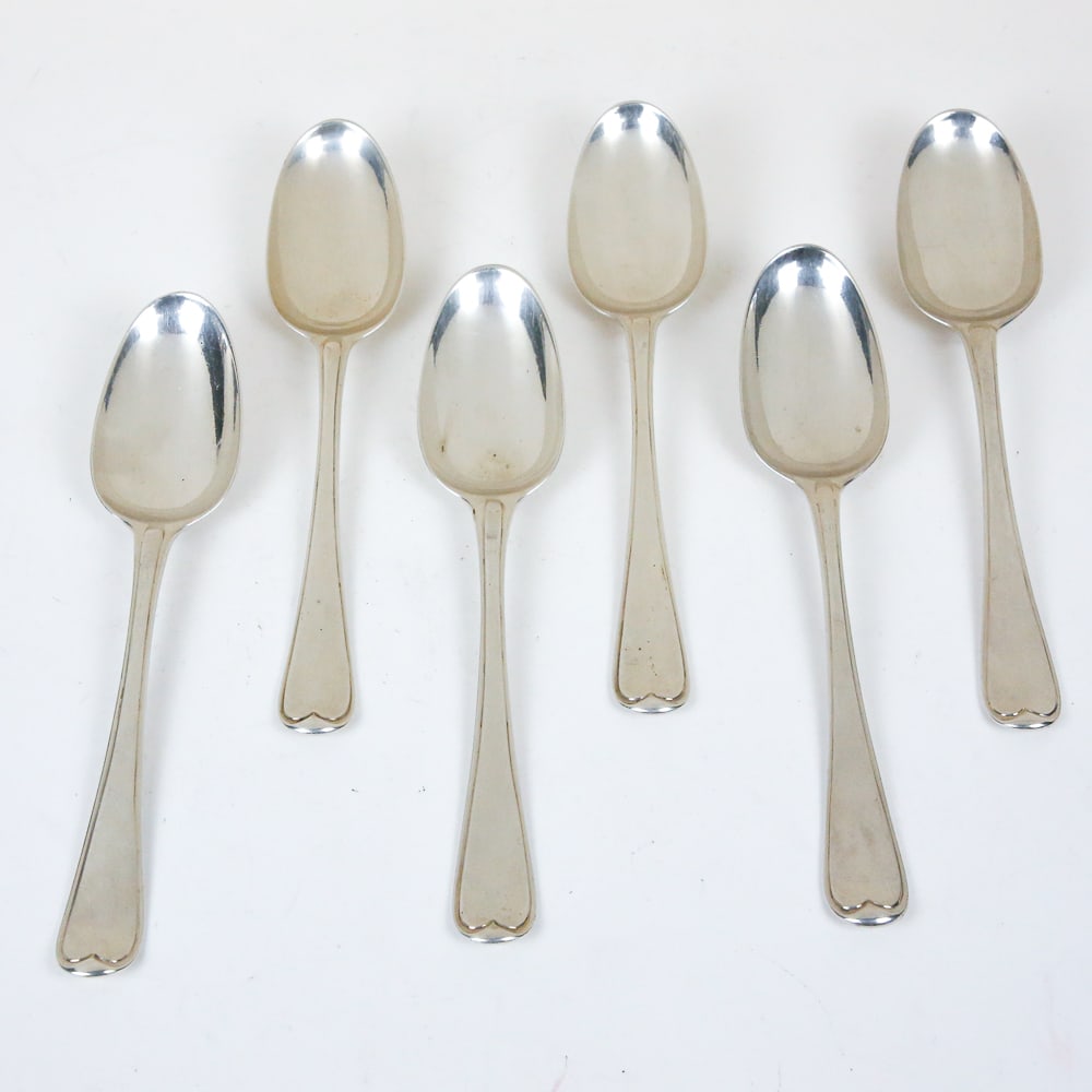 George III Silver Place Spoons, 6 (1 of 6)