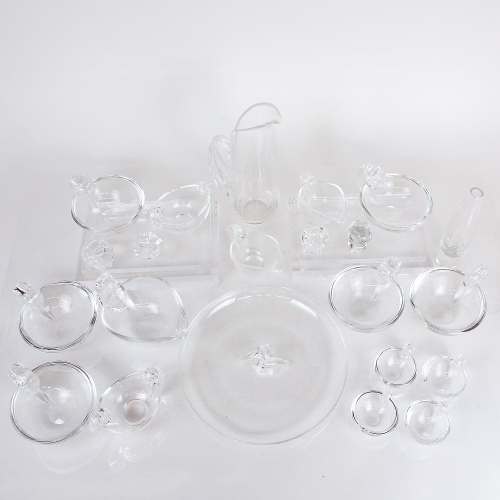 Steuben Collection of Glass Tablewares, 20+ (1 of 17)