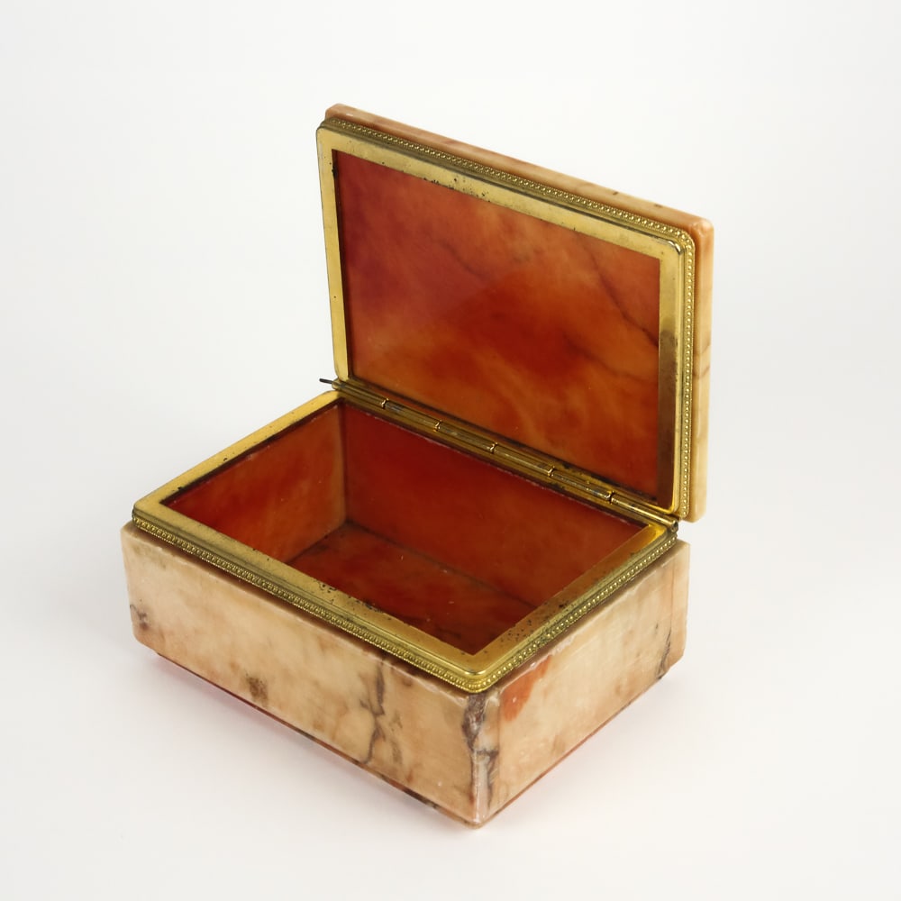Five Assorted Stone Trinket Boxes - 7