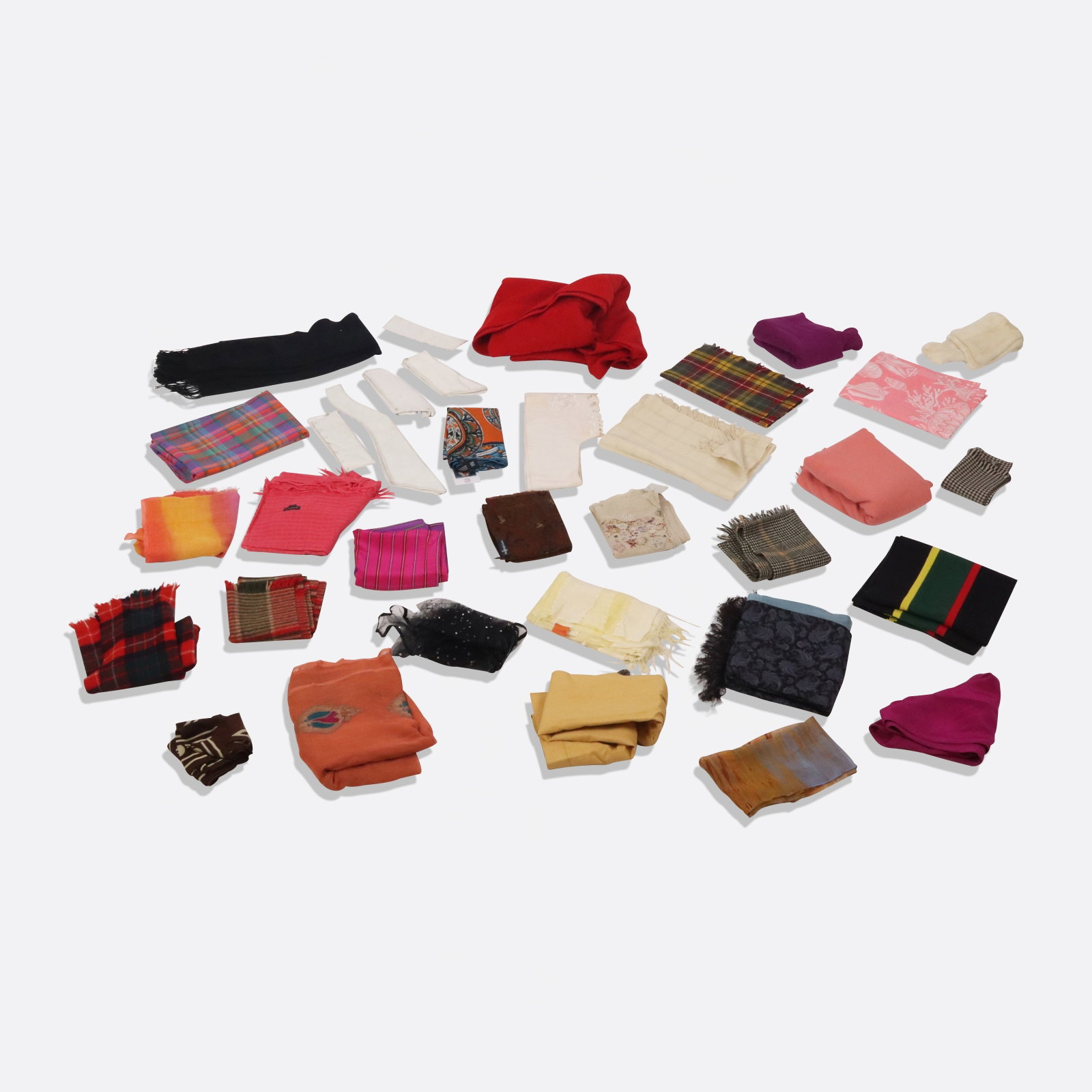 Vintage Wool, Silk, and Other Scarves, 41 (1 of 13)