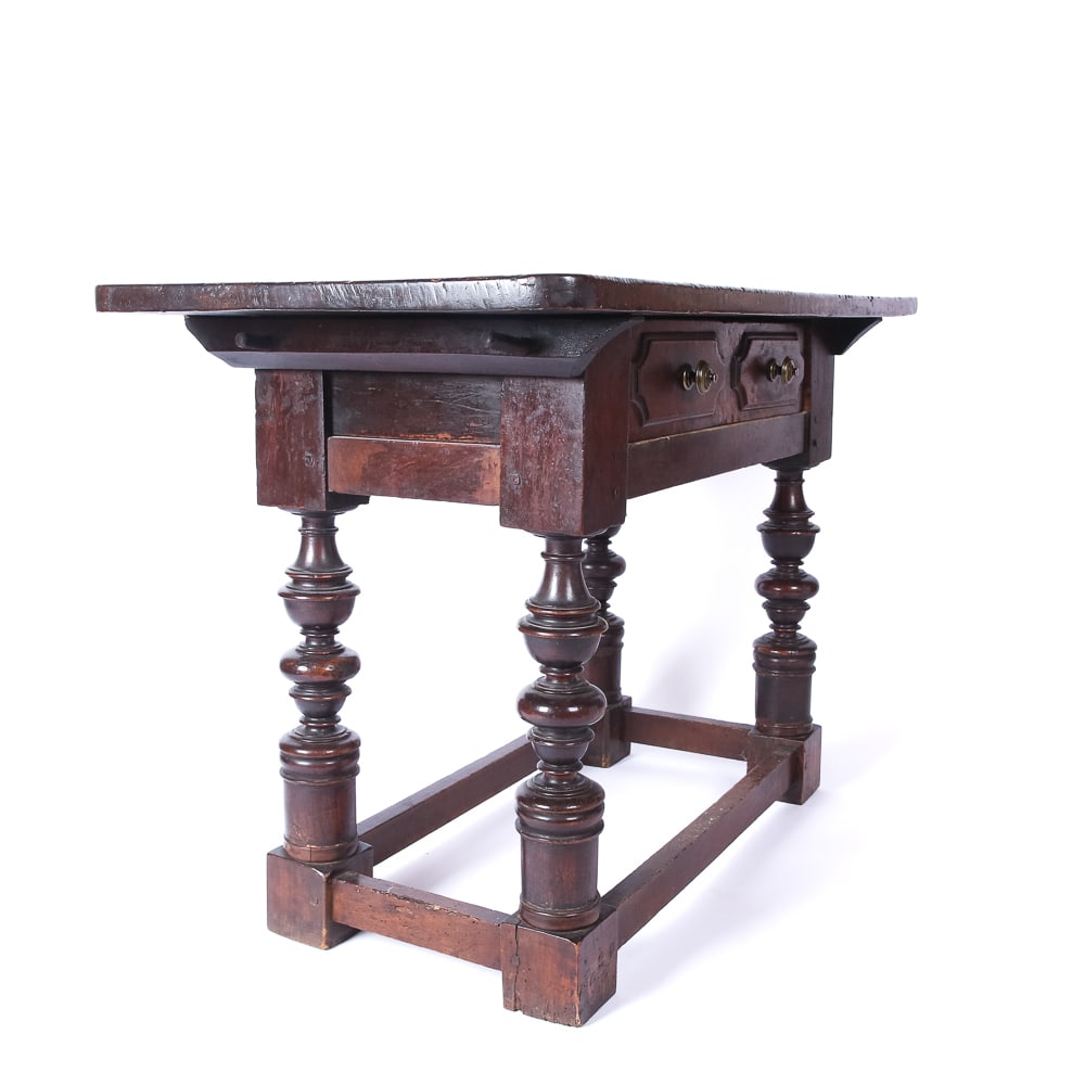 Jacobean Single Drawer Console Table - 10