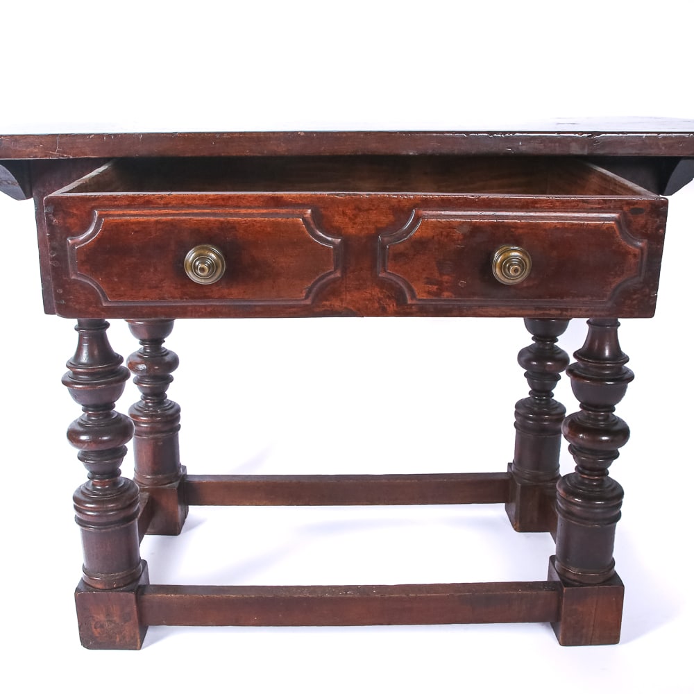 Jacobean Single Drawer Console Table - 5