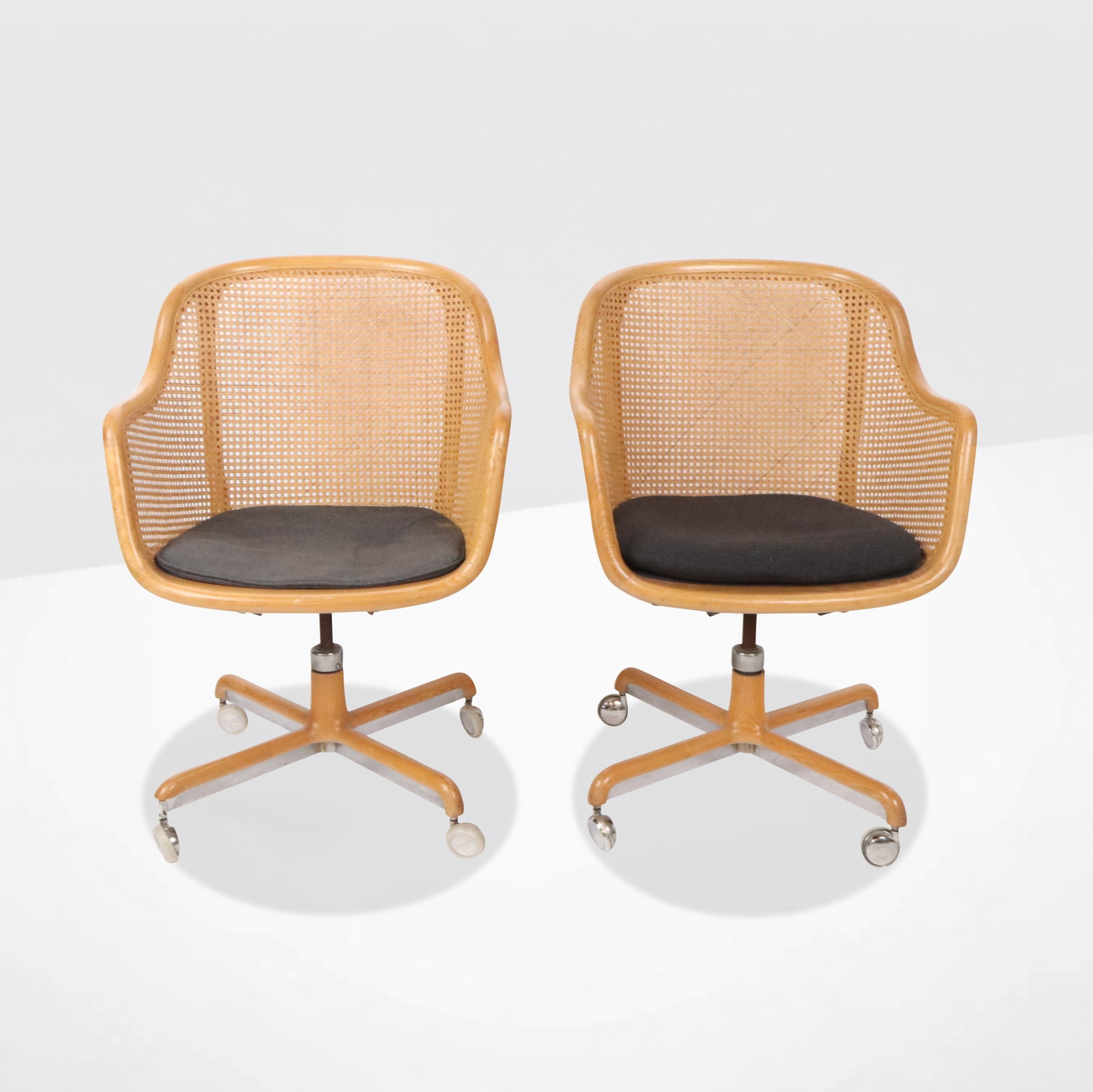 Ward Bennett Design Swivel Chairs (1 of 15)