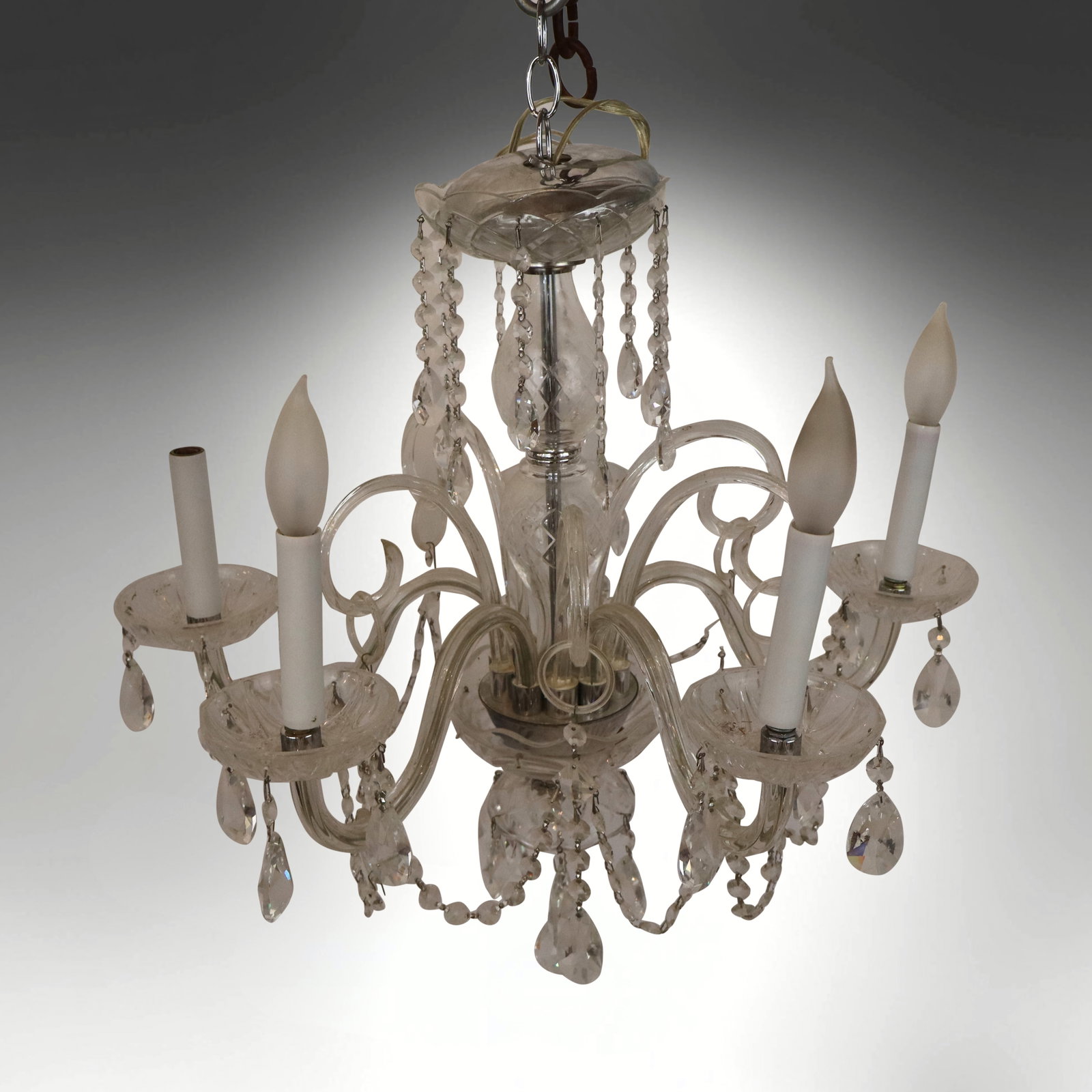Cut Crystal Chandelier (1 of 13)