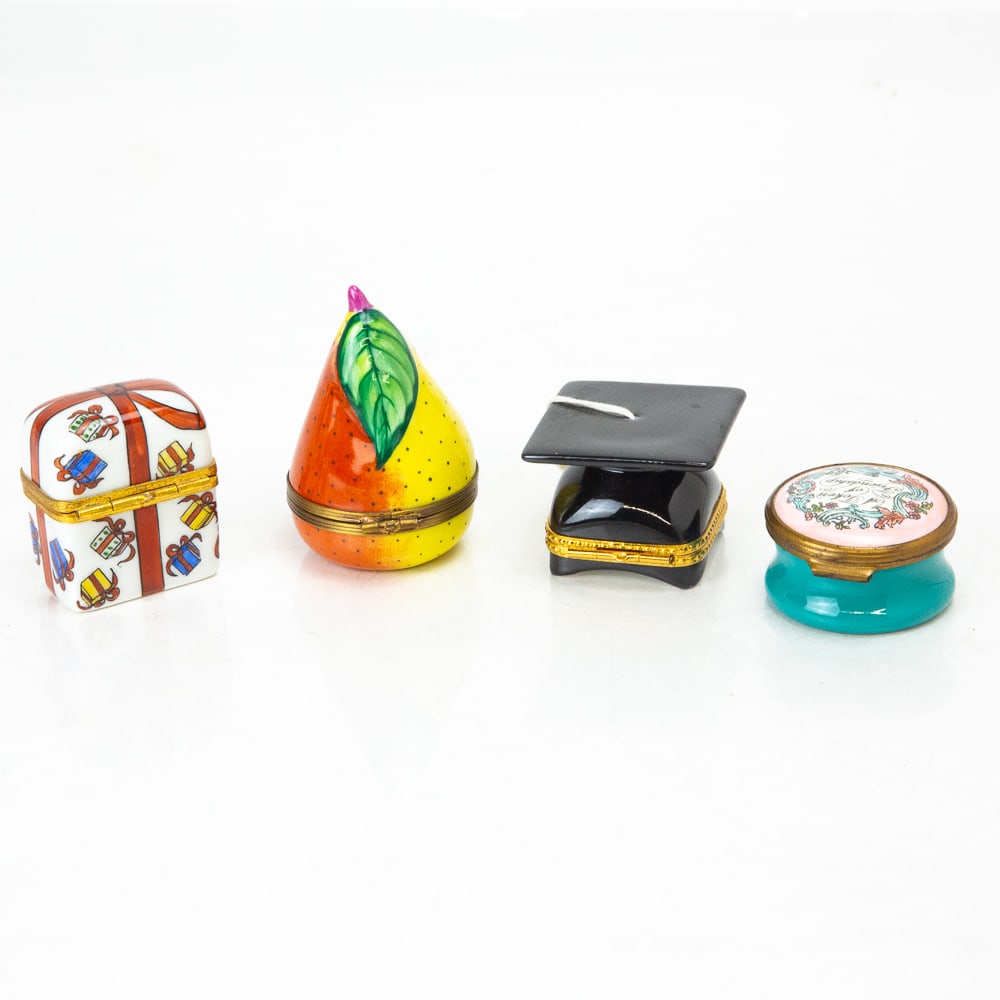 Group of Porcelain & Enamel Boxes, 4 (1 of 12)