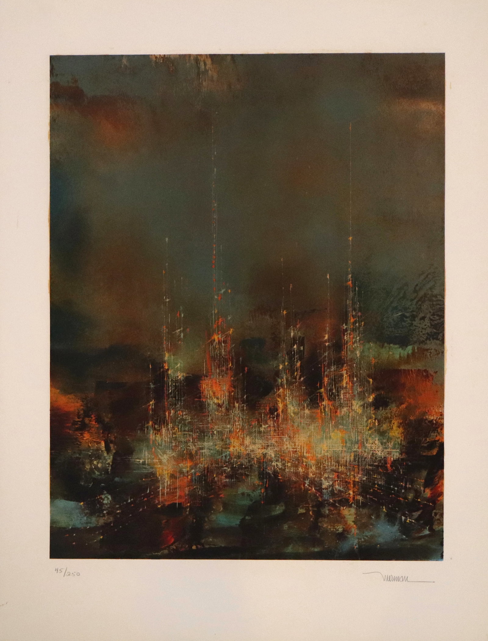 Leonardo NIERMAN "Metropolis" Lithograph (1 of 8)