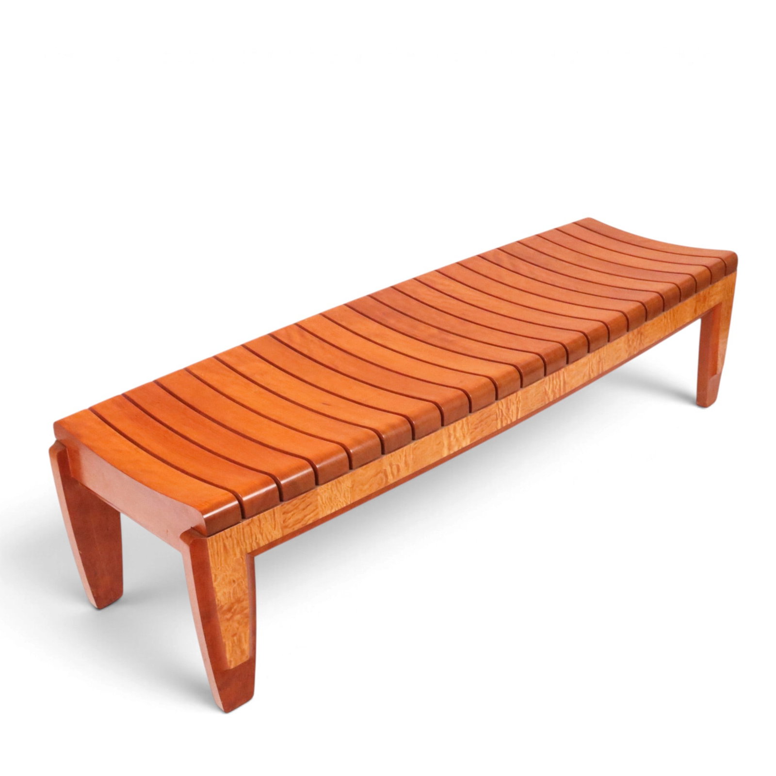 James Schriber Mixed Wood Slatted Bench (1 of 15)