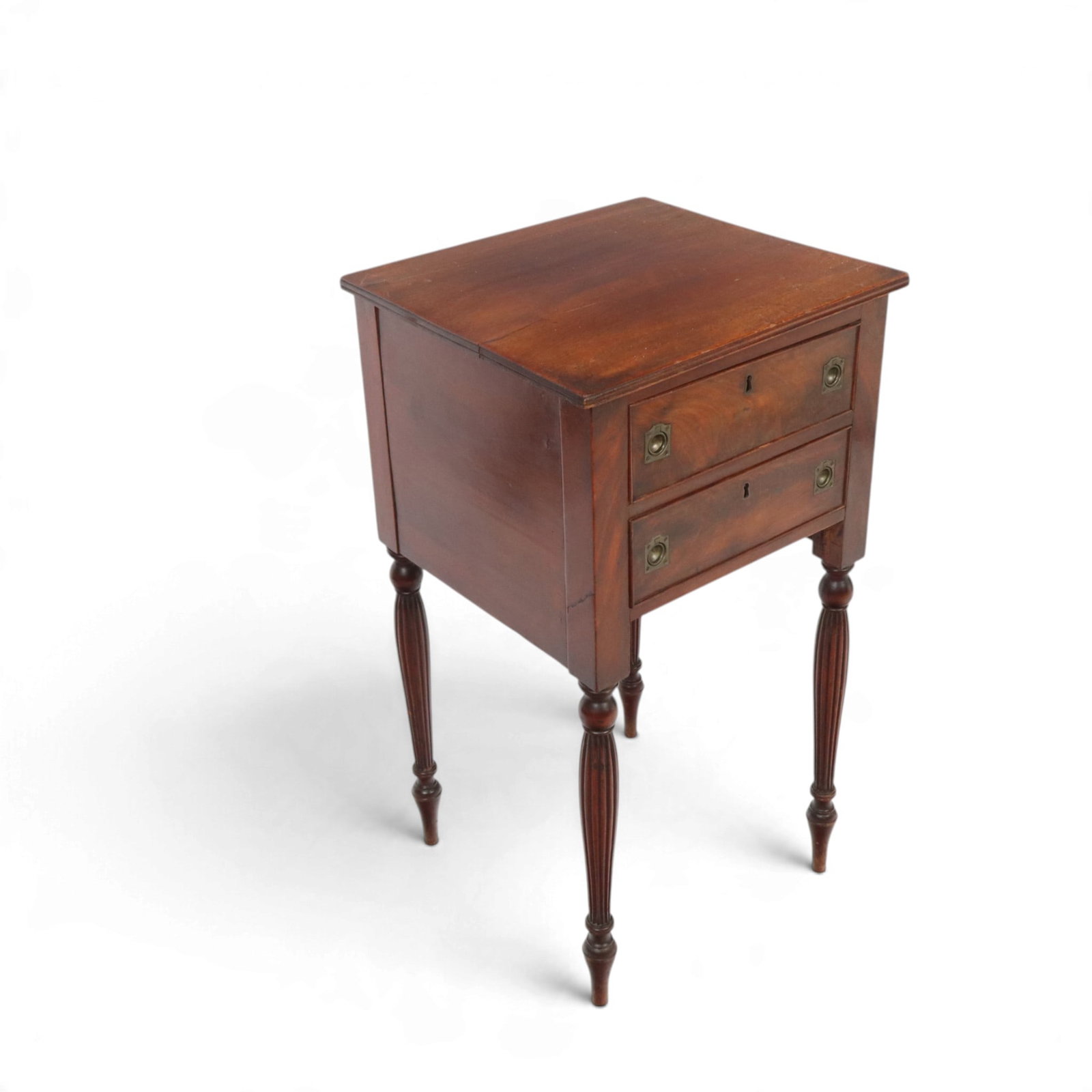 Sheraton Mahogany Side Table (1 of 13)