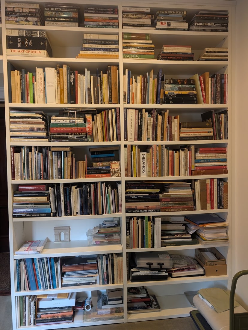 Large Collection of Art & Other Books, 300+: Large assorted collection of books, approximately 100+ linear feet, subjects include many art / coffee table books, world history, poetry, classic novels, fiction, art / auction catalogs, fashion, gar