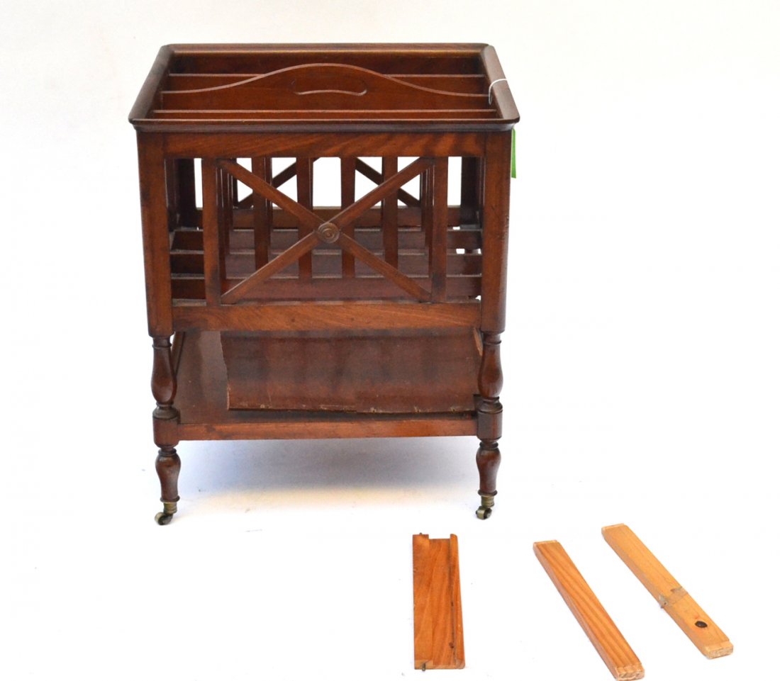 English Style Canterbury: [17" L x 14 1/2" d x 20 1/2" h].