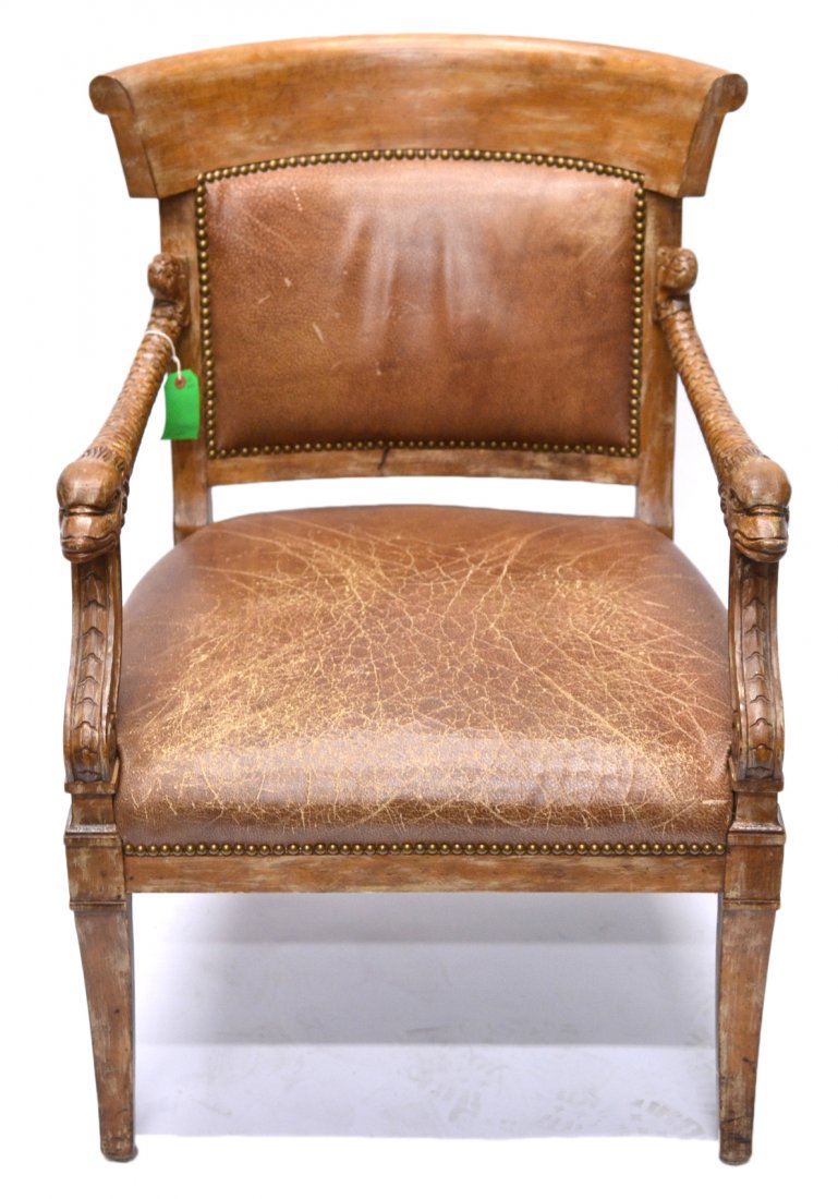 Dolphin Form Armchair: Retailed by Meyer Gunther Martini (tm) [21 1/2" (inside arms) x 36 1/2" H x 16 1/2" to seat].