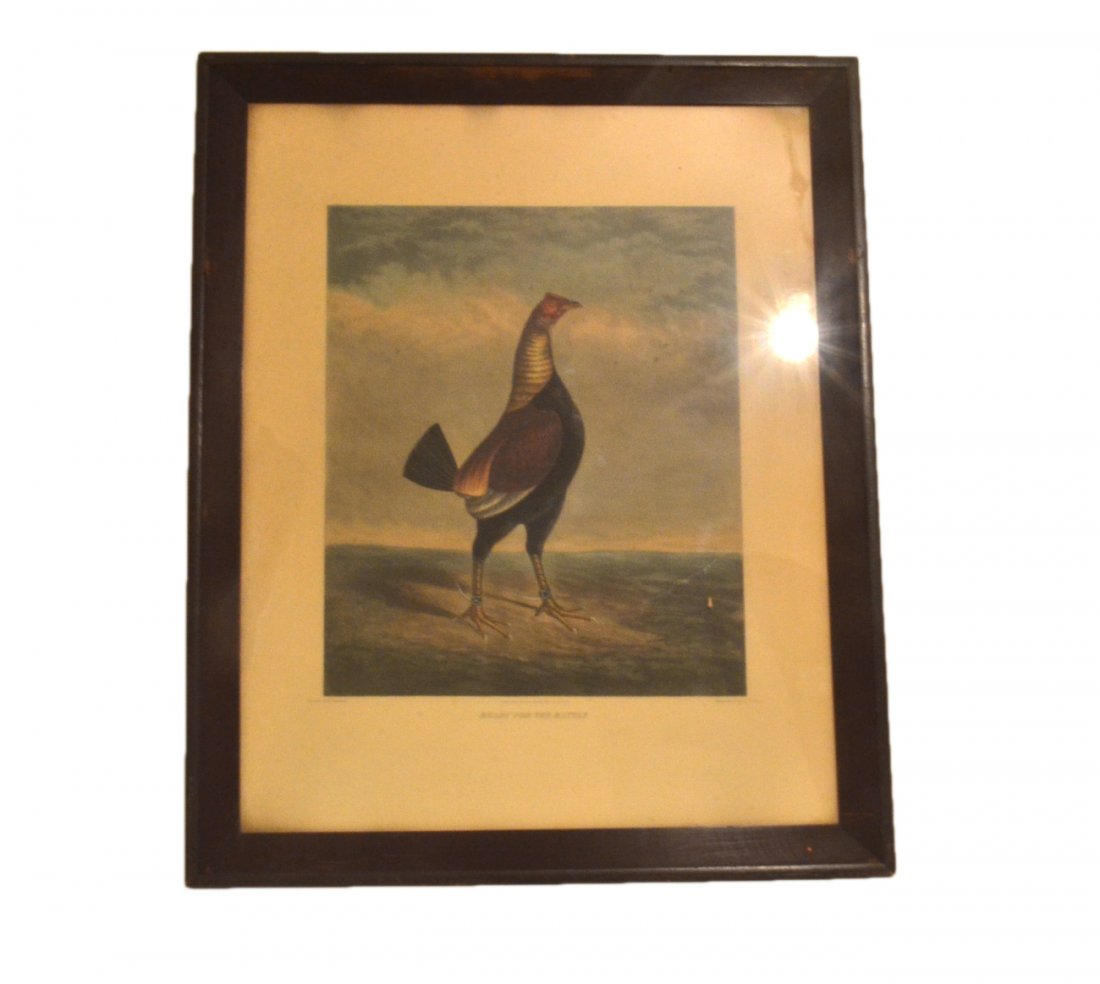 C. Turner Engraving: C. Turner engraving "Ready for the Battle". Marked on bottom right "Engraved by C. Turner" and marked on bottom left "Painted by B. Marshall". Framed. [Art: 15 1/4" x 18 1/2"; Frame: 25 1/2" x 31 1/2"