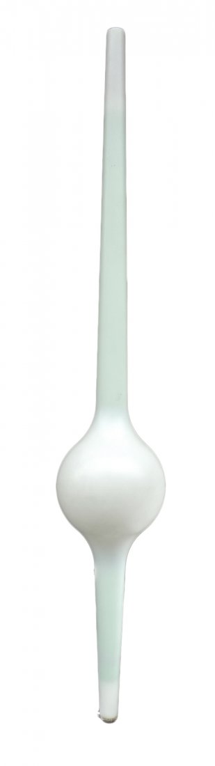 Plastic Lamp: Michael Young euro stick light. [12" Dia x 76" H]. In overall good condition.