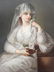 Antique Porcelain Plaque "Vestal Virgin" - 2