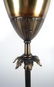 Brass Column-Form Floor Lamp - 2