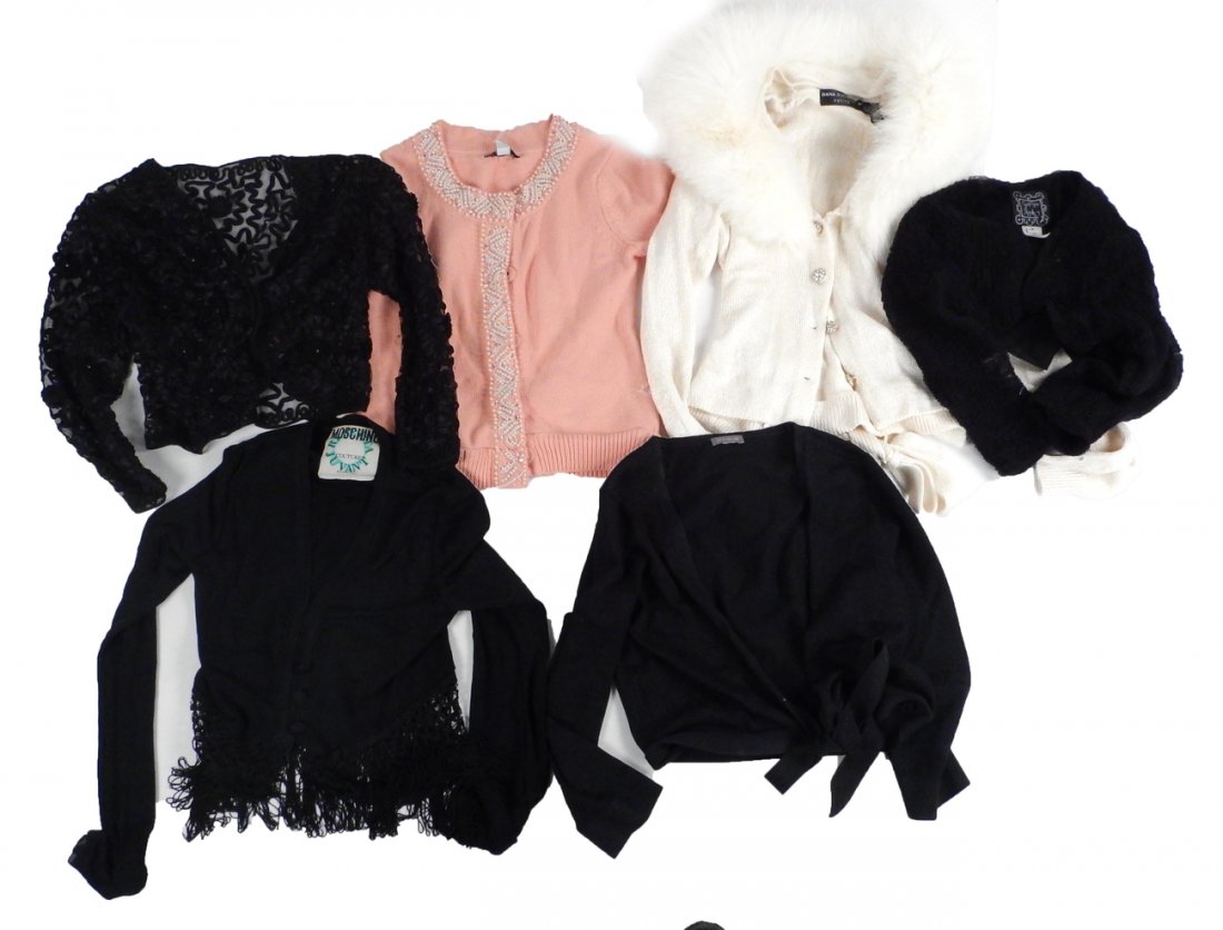 6 Women's Sweaters: 6 women's sweaters. Wear as with age.