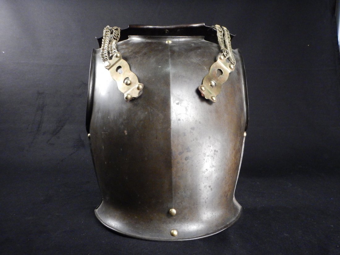 Steel Breast and Back Armor: Reproduction steel armor back and breast plate.
