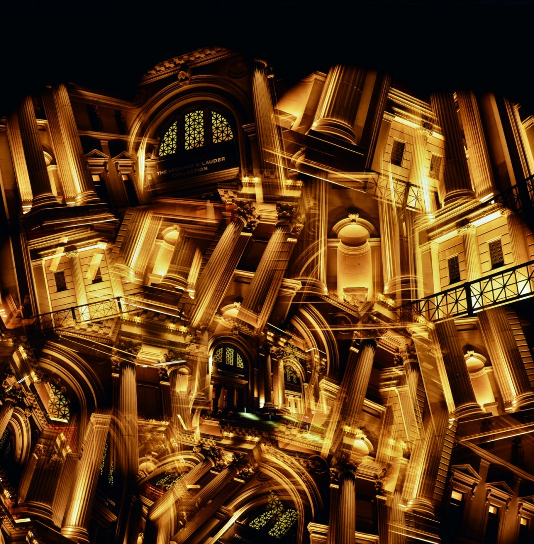 Michael Colavito - Original Chrome: Titled "Fall of the Roman Empire". Original chrome, part of a series as an ode to the Leonard A. Lauder cubism collection exhibited at the Metropolitan Museum of Art. [8" x 10"]. In good condition.